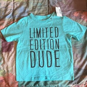 The Children's Place Aqua 'Limited Edition Dude' Tee
